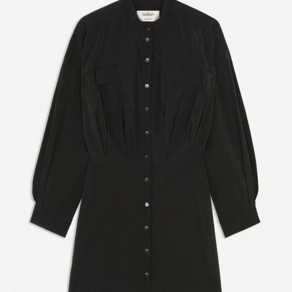 Ba&sh Dress Robe Crew in Black NWT (Size S) - Picture 2 of 8